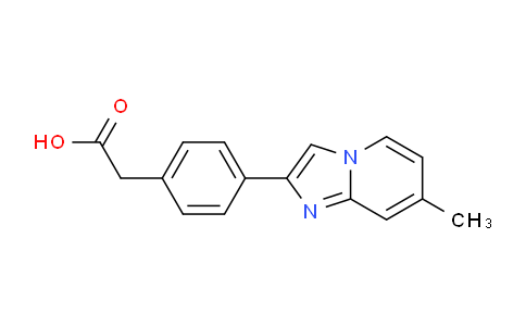 CAS No. 55843-98-6, 2-(4-(7-Methylimidazo[1,2-a]pyridin-2-yl)phenyl)acetic acid
