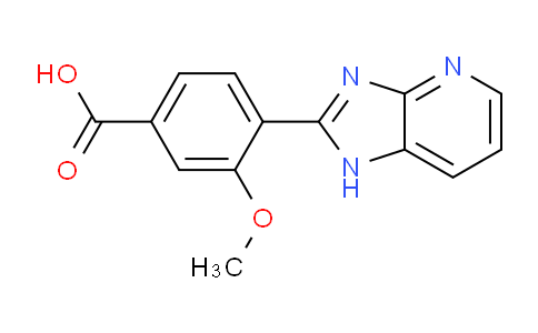CAS No. 89454-62-6, 4-(1H-Imidazo[4,5-b]pyridin-2-yl)-3-methoxybenzoic acid