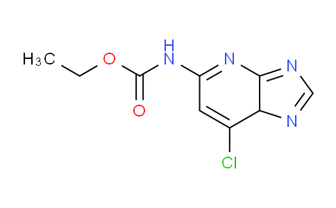 CAS No. 37436-94-5, Ethyl (7-chloro-7aH-imidazo[4,5-b]pyridin-5-yl)carbamate