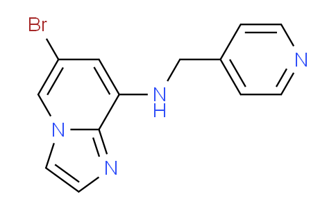 CAS No. 676370-49-3, 6-Bromo-N-(pyridin-4-ylmethyl)imidazo[1,2-a]pyridin-8-amine