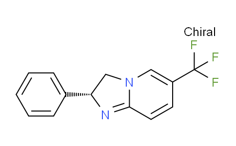 CAS No. 785784-11-4, (R)-2-Phenyl-6-(trifluoromethyl)-2,3-dihydroimidazo[1,2-a]pyridine
