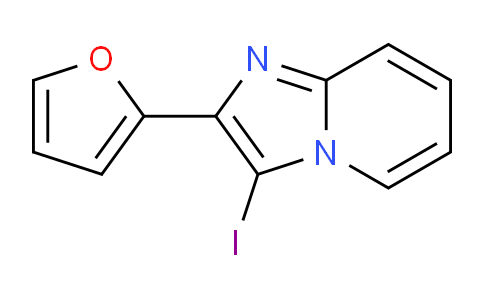 CAS No. 60642-55-9, 2-(Furan-2-yl)-3-iodoimidazo[1,2-a]pyridine