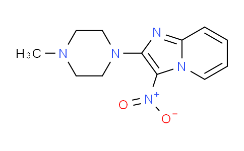 CAS No. 62195-00-0, 2-(4-Methylpiperazin-1-yl)-3-nitroimidazo[1,2-a]pyridine