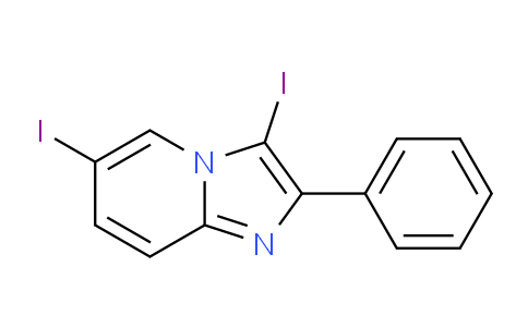 CAS No. 61982-66-9, 3,6-Diiodo-2-phenylimidazo[1,2-a]pyridine