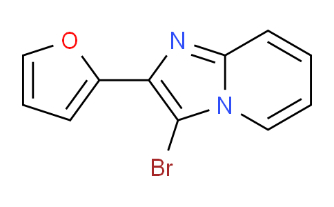 CAS No. 37643-96-2, 3-Bromo-2-(furan-2-yl)imidazo[1,2-a]pyridine
