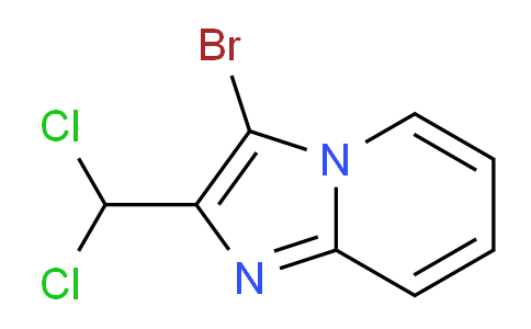 CAS No. 143982-52-9, 3-Bromo-2-(dichloromethyl)imidazo[1,2-a]pyridine