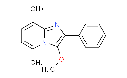 CAS No. 89193-05-5, 3-Methoxy-5,8-dimethyl-2-phenylimidazo[1,2-a]pyridine