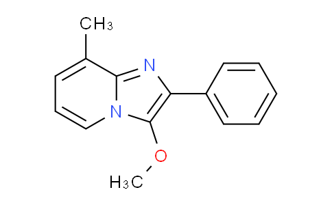 CAS No. 89193-00-0, 3-Methoxy-8-methyl-2-phenylimidazo[1,2-a]pyridine