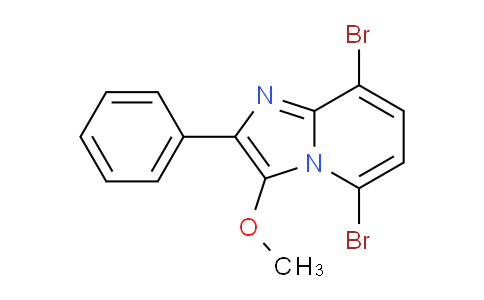 CAS No. 89192-98-3, 5,8-Dibromo-3-methoxy-2-phenylimidazo[1,2-a]pyridine