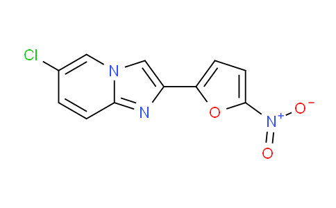 CAS No. 61982-59-0, 6-Chloro-2-(5-nitrofuran-2-yl)imidazo[1,2-a]pyridine