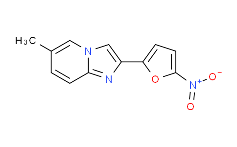 CAS No. 61982-57-8, 6-Methyl-2-(5-nitrofuran-2-yl)imidazo[1,2-a]pyridine