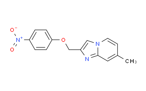 CAS No. 183365-21-1, 7-Methyl-2-((4-nitrophenoxy)methyl)imidazo[1,2-a]pyridine