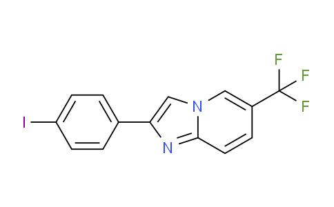 CAS No. 724742-90-9, 2-(4-Iodophenyl)-6-(trifluoromethyl)imidazo[1,2-a]pyridine