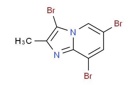 CAS No. 306280-28-4, 3,6,8-Tribromo-2-methylimidazo[1,2-a]pyridine
