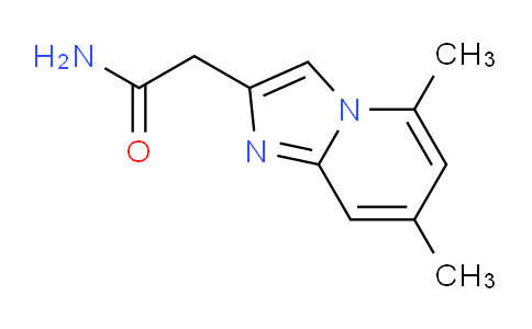 CAS No. 70705-38-3, 2-(5,7-Dimethylimidazo[1,2-a]pyridin-2-yl)acetamide