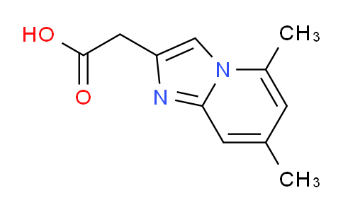 CAS No. 59128-12-0, 2-(5,7-Dimethylimidazo[1,2-a]pyridin-2-yl)acetic acid