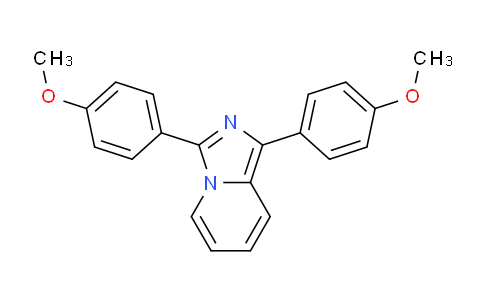 CAS No. 906668-47-1, 1,3-Bis(4-methoxyphenyl)imidazo[1,5-a]pyridine
