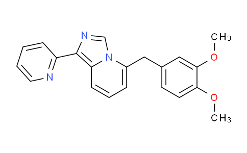 CAS No. 146041-66-9, 5-(3,4-Dimethoxybenzyl)-1-(pyridin-2-yl)imidazo[1,5-a]pyridine