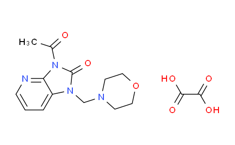 CAS No. 85930-05-8, 3-Acetyl-1-(morpholinomethyl)-1,3-dihydro-2H-imidazo[4,5-b]pyridin-2-one oxalate