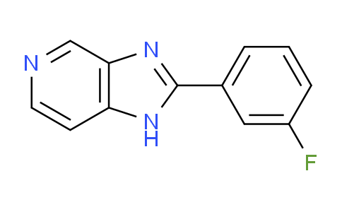 CAS No. 89074-94-2, 2-(3-Fluorophenyl)-1H-imidazo[4,5-c]pyridine