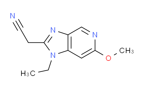 CAS No. 925213-65-6, 2-(1-Ethyl-6-methoxy-1H-imidazo[4,5-c]pyridin-2-yl)acetonitrile