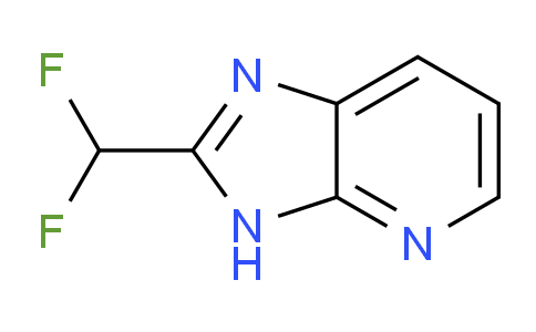 CAS No. 1247527-34-9, 2-(Difluoromethyl)-3H-imidazo[4,5-b]pyridine