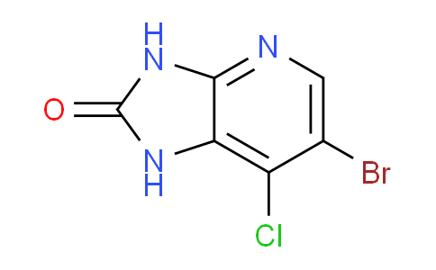 CAS No. 1936300-43-4, 6-Bromo-7-chloro-1H-imidazo[4,5-b]pyridin-2(3H)-one