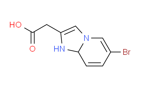 CAS No. 1416373-21-1, 2-(6-Bromo-1,8a-dihydroimidazo[1,2-a]pyridin-2-yl)acetic acid