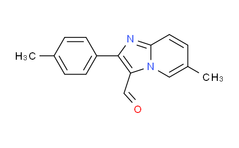 CAS No. 400777-11-9, 6-Methyl-2-(p-tolyl)imidazo[1,2-a]pyridine-3-carbaldehyde