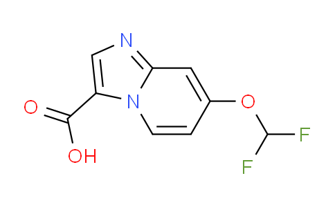 CAS No. 1426136-24-4, 7-(difluoromethoxy)imidazo[1,2-a]pyridine-3-carboxylic acid