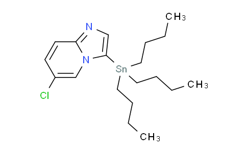 CAS No. 1177264-56-0, 6-chloro-3-(tributylstannyl)imidazo[1,2-a]pyridine