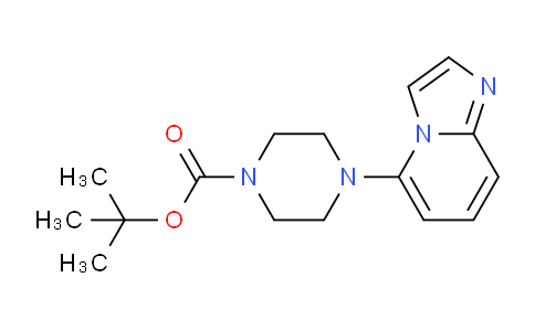 CAS No. 684222-75-1, tert-Butyl 4-(imidazo[1,2-a]pyridin-5-yl)piperazine-1-carboxylate