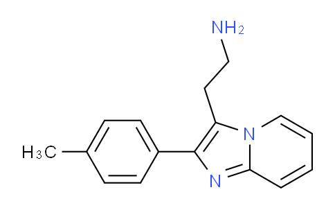CAS No. 885272-80-0, 2-(2-p-Tolyl-imidazo[1,2-a]pyridin-3-yl)-ethylamine