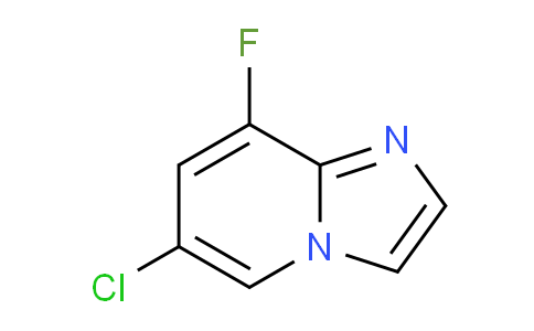 CAS No. 1033202-10-6, 6-Chloro-8-fluoroimidazo[1,2-a]pyridine