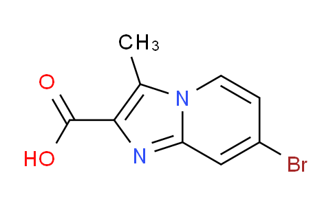 CAS No. 1159830-22-4, 7-bromo-3-methylimidazo[1,2-a]pyridine-2-carboxylic acid