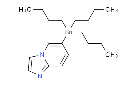 CAS No. 265664-57-1, 6-(Tributylstannyl)imidazo[1,2-a]pyridine