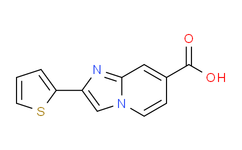 CAS No. 928003-75-2, 2-(2-Thienyl)imidazo[1,2-a]pyridine-7-carboxylic Acid