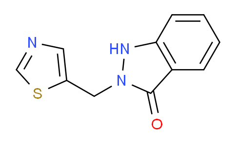 CAS No. 120273-62-3, 2-(thiazol-5-ylmethyl)-1,2-dihydro-3H-indazol-3-one