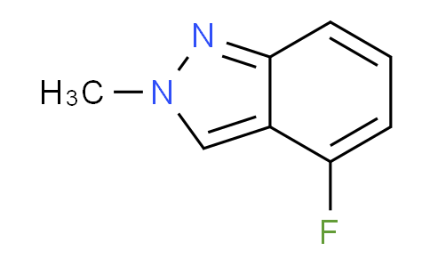 CAS No. 1209731-93-0, 4-fluoro-2-methyl-2H-indazole