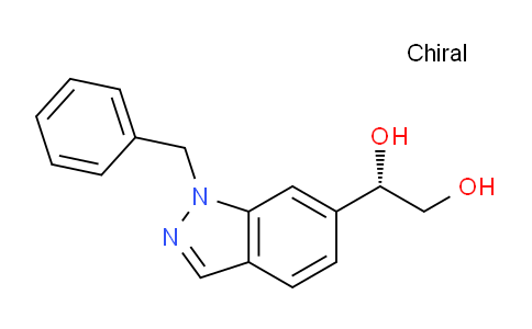 CAS No. 1247001-61-1, (S)-1-(1-Benzyl-1H-indazol-6-yl)ethane-1,2-diol