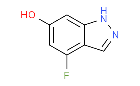 CAS No. 1253791-66-0, 4-Fluoro-1H-indazol-6-ol