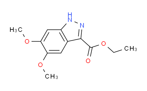 CAS No. 29281-06-9, Ethyl 5,6-dimethoxy-1H-indazole-3-carboxylate