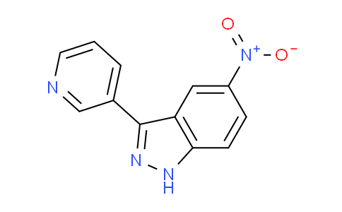 CAS No. 1356087-84-7, 5-nitro-3-(pyridin-3-yl)-1H-indazole