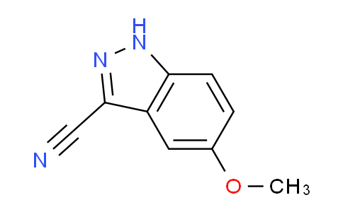 CAS No. 90322-88-6, 3-Cyano-5-methoxy-1H-indazole