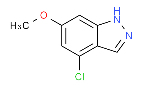 CAS No. 885519-64-2, 4-chloro-6-methoxy-1H-indazole