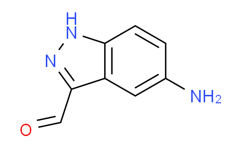 CAS No. 885519-26-6, 5-amino-1H-indazole-3-carbaldehyde