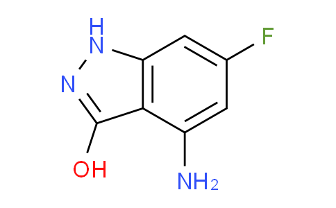 CAS No. 885520-21-8, 4-amino-6-fluoro-1H-indazol-3-ol