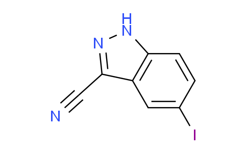 CAS No. 885278-27-3, 5-Iodo-1H-indazole-3-carbonitrile
