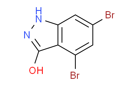 CAS No. 885518-58-1, 4,6-Dibromo-1H-indazol-3-ol