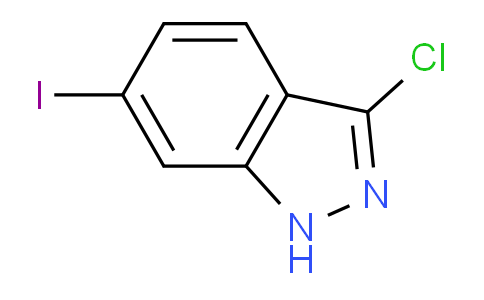 CAS No. 885519-18-6, 3-chloro-6-iodo-1H-indazole